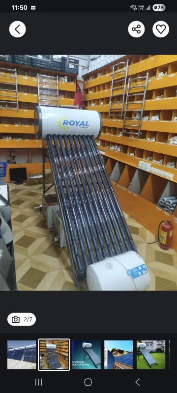 Royal ariston quyosh paneli suv isitkich — фото 1