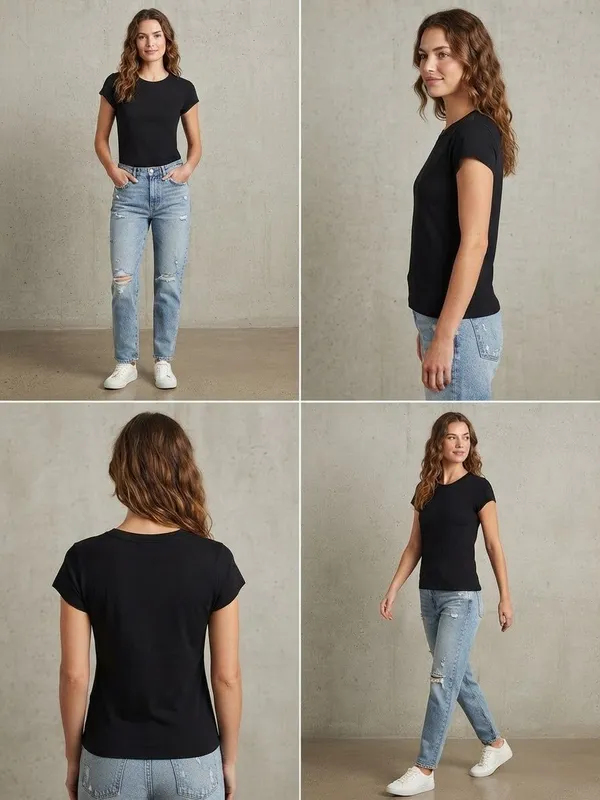 Базовые Футболки от H&M ORIGINAL 4 Базовые Футболки от H&M ORIGINAL 4