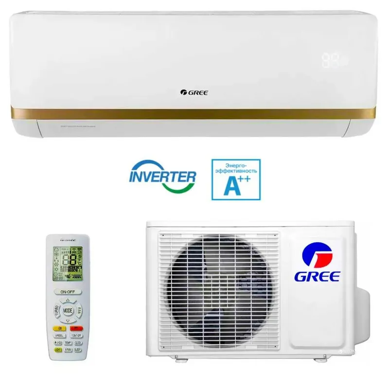 Кондиционер Gree 24 Bora Inverter есть on/off доставка установка 24/7 — фото 1