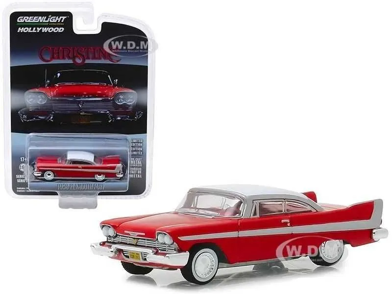 1958 PLYMOUTH FURY RED "CHRISTINE" 1/64 Greenlight