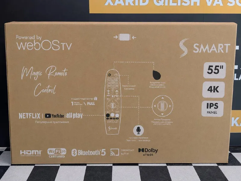 Продам Smart TV 55" (4K, IPS) — б/у — фото 2