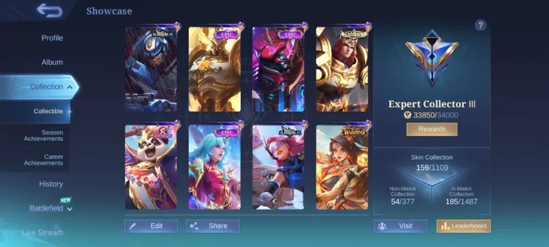 Продаётся аккаунт MLBB 3