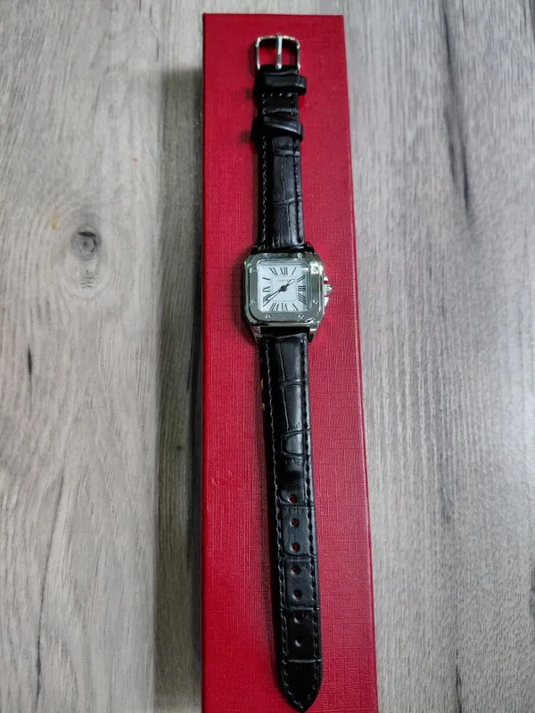 Cartier Santos-Dumont [ неоригинал ] качественные, подойдут для всех!