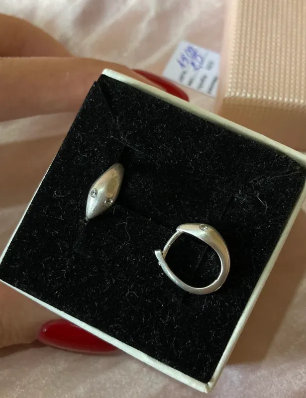 Серебряные сережки, змейки 4 Серебряные сережки, змейки 4