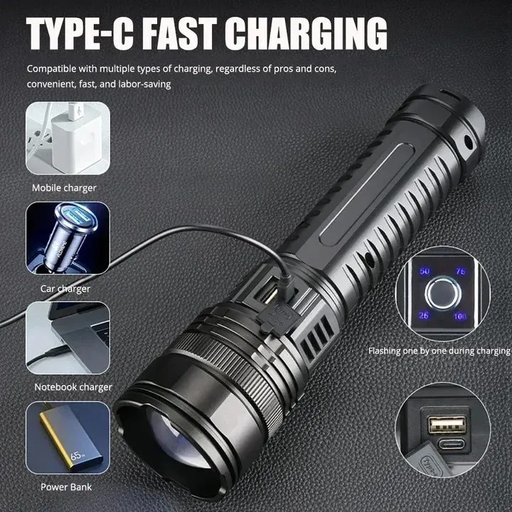 Фонарь тактический 6000MAH 6 Фонарь тактический 6000MAH 6