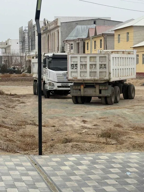 Самосвал FAW wheel dump truck с прицепем
