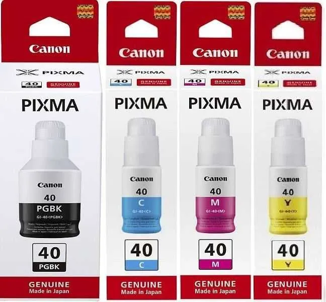 Canon G5040/6040/7040/GM2040/4040 uchun original siyohlar va bo‘yoqlar Canon G5040/6040/7040/GM2040/4040 uchun original siyohlar va bo‘yoqlar