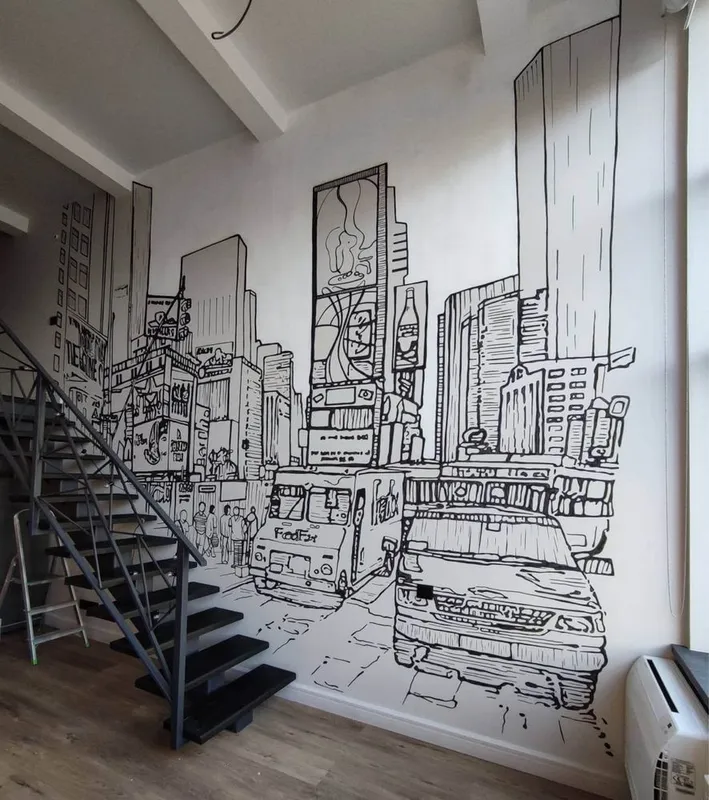 Принт на стенах — фото 3
