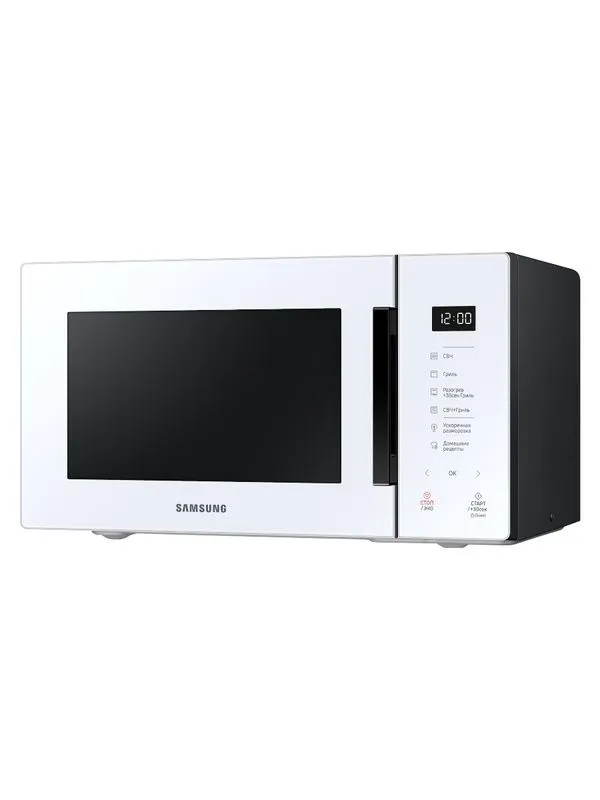 Микроволновая печь Samsung с грилем 23л, 800 Вт (MG23T5018AW) — фото 1