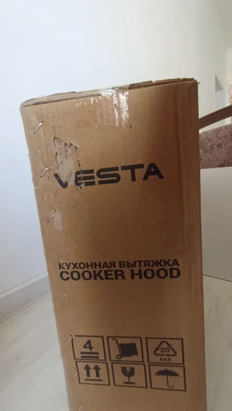 Вытяжка кухонная VESTA P-960. Новая. — фото 1