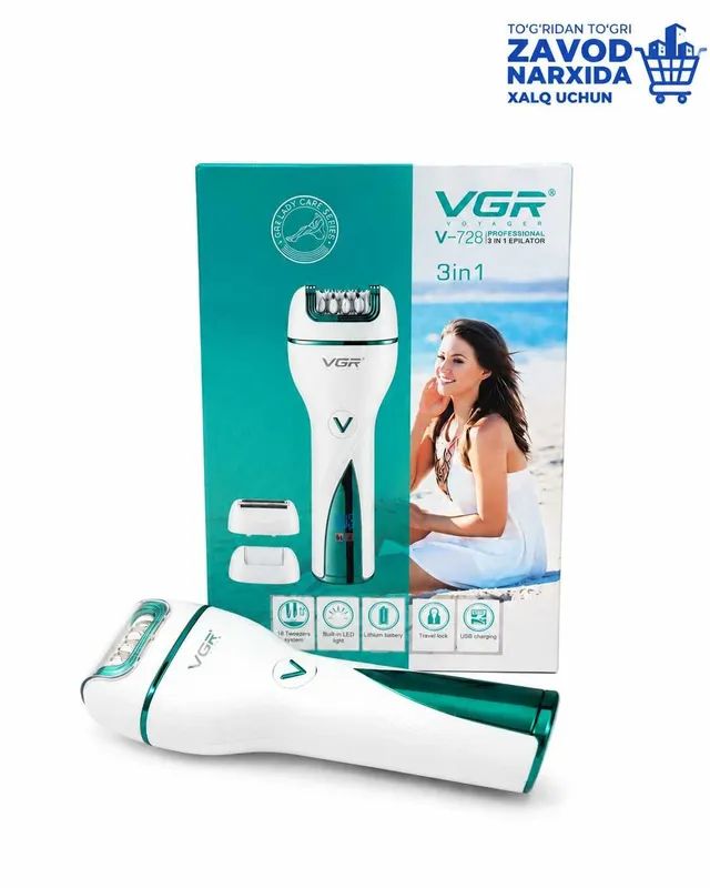 Epilator (VGR V-728 3in1) — фото 1