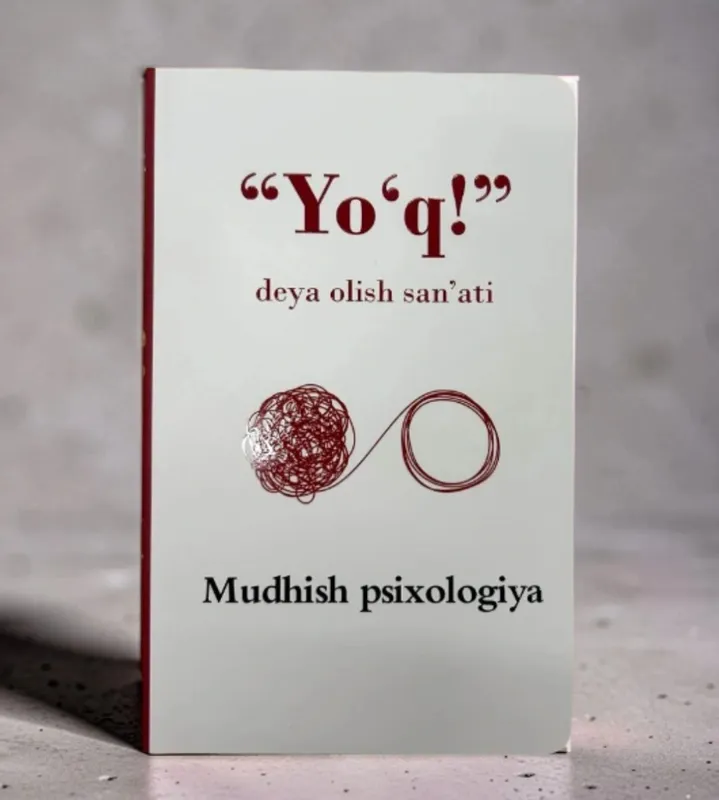 "Yo'q deya olish sanati" Narxi: 30 000 soʻm 1 "Yo'q deya olish sanati" Narxi: 30 000 soʻm 1