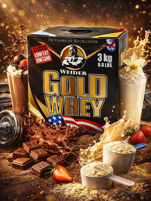 Протеин Gold Whey от Weider каждая порция 23 грамм — фото 2