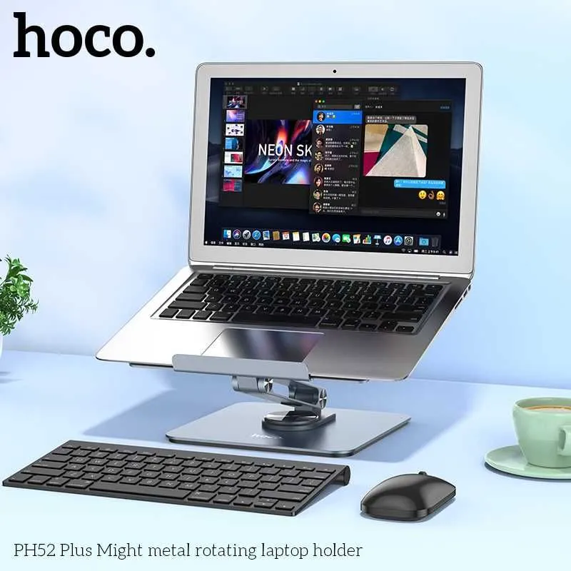 Hoco HP52 Plus Laptop Stand Вращающийся Складная Подставка Ноутбука — фото 5