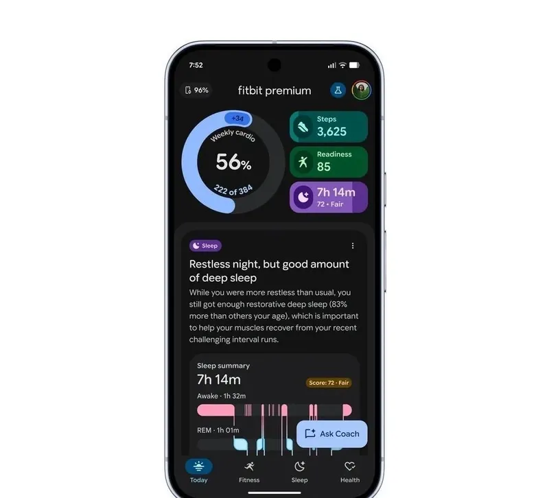 Google fitbit air yengi 2