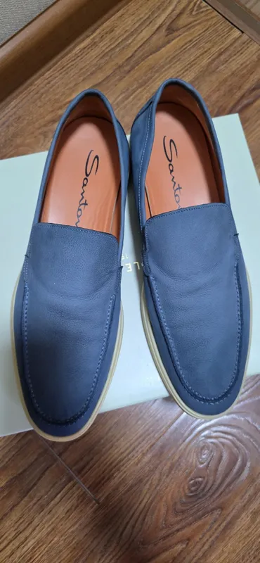 Мужские лоферы от эксклюзивного бренда "Santoni" made in Italy