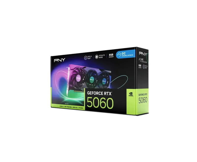 - Видеокарта PNY GeForce RTX 5060 Dual Fan 8GB (VCG50608DFXP81) 4 - Видеокарта PNY GeForce RTX 5060 Dual Fan 8GB (VCG50608DFXP81) 4