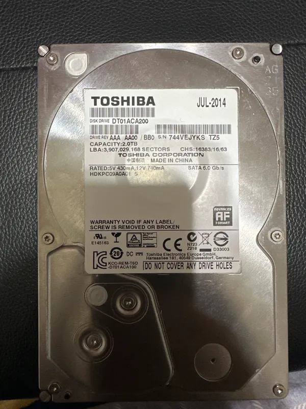 Toshiba Hdd — фото 2