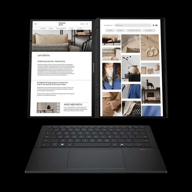 ASUS Zenbook Duo UX8406CA/14 OLED /Ultra9-285H/LPDDR5X 32GB/SSD1TB — фото 1