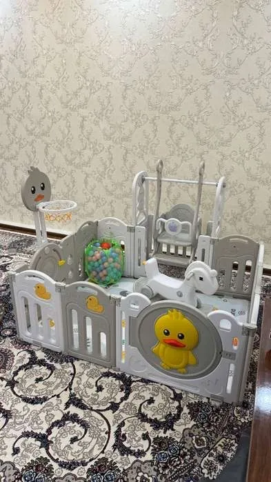 Детский манеж игровая площадка Милая уточка / Новое в коробке! 1 Детский манеж игровая площадка Милая уточка / Новое в коробке! 1