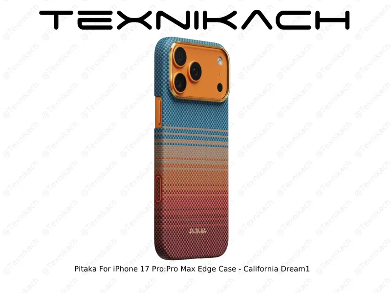Новый. Pitaka For iPhone 17 Pro/Pro Max Edge Case Доставка 1