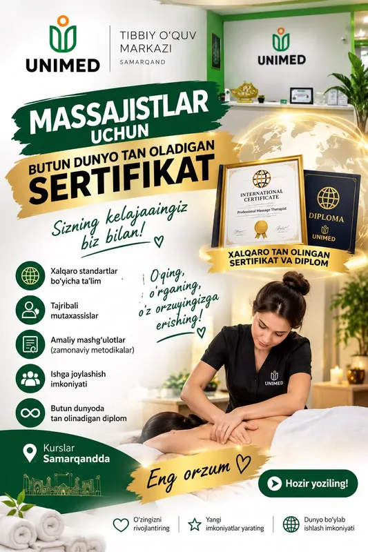 Massaj o’quv markazi 2