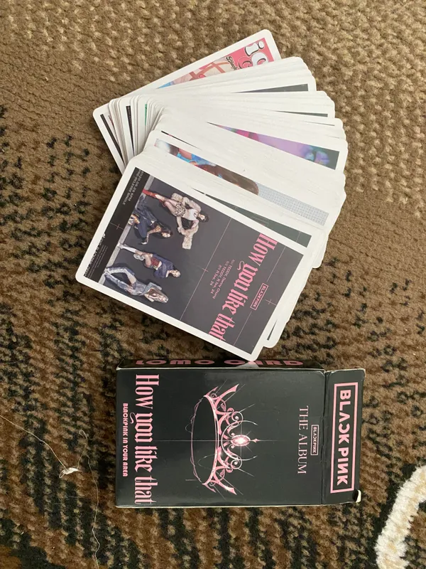 Карточки k-pop black pink