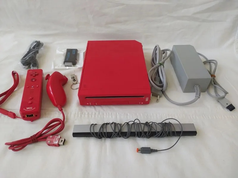 Nintendo Wii Console Red 25th Anniversary