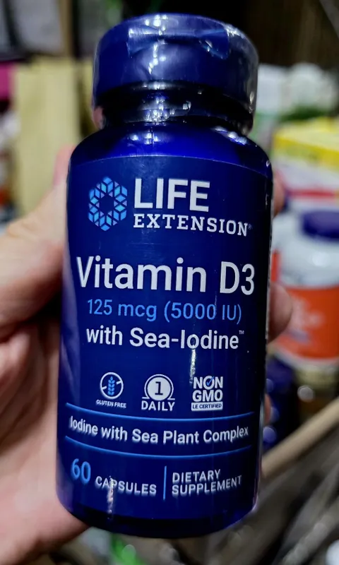 ДОСТАВКИ НЕТ Life Extension витамин D3 5000 + sea йод iodine kelp 1000