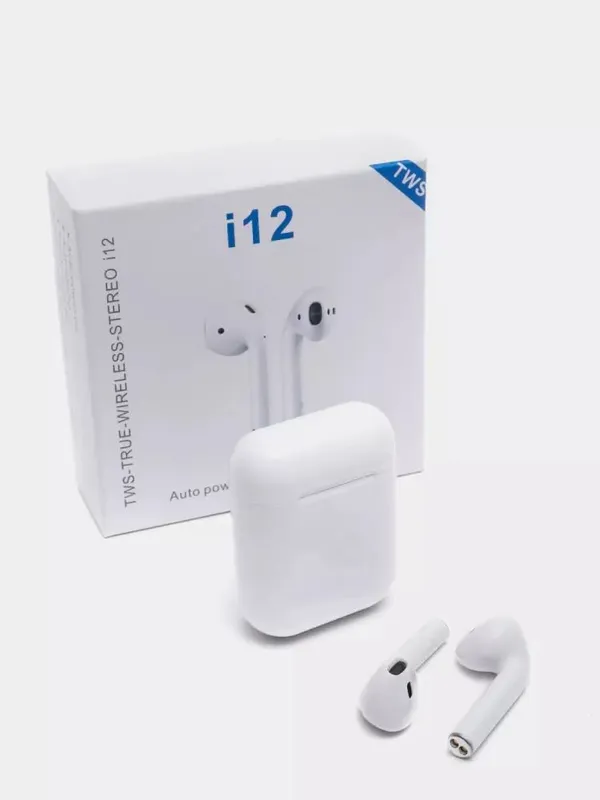 Simsiz quloqchinlar TWS i12 Bluetooth 5.0