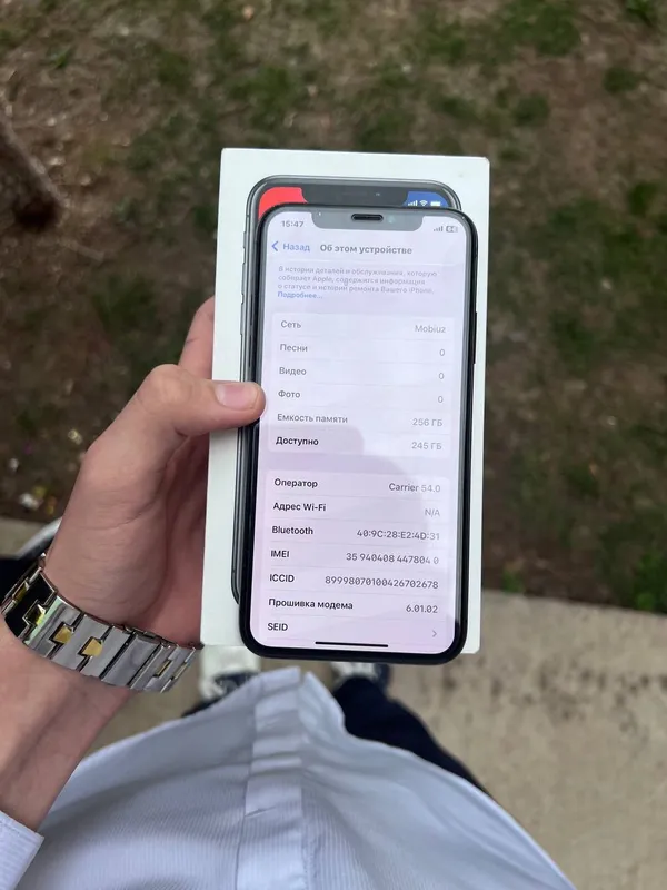 iPhone X 256 GB полный комплект, коробка, документы 4 iPhone X 256 GB полный комплект, коробка, документы 4
