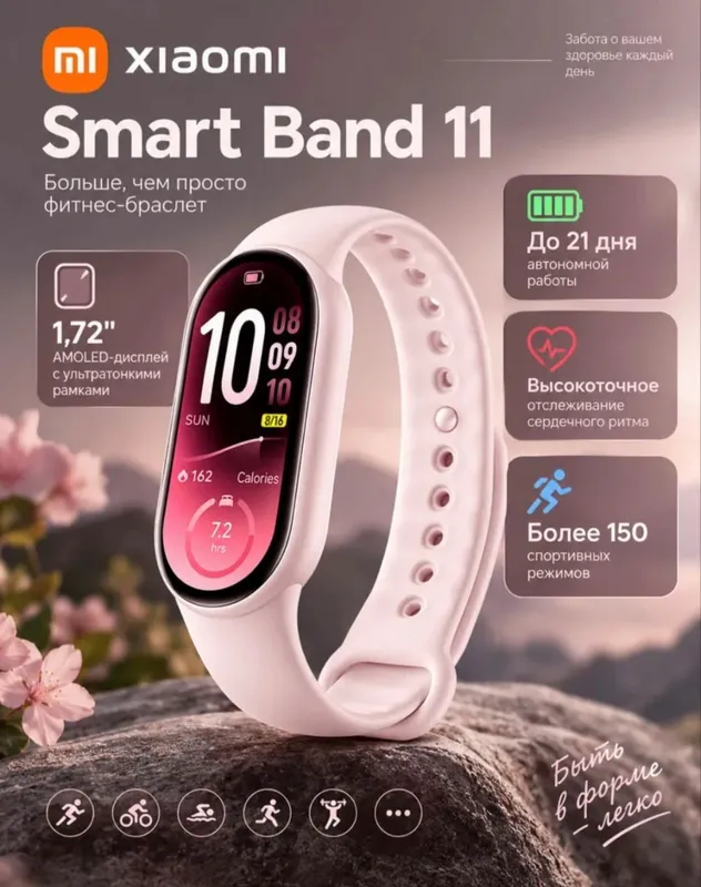 Yangi Xiaomi Band 11 fitnes bilaguzuklari 3