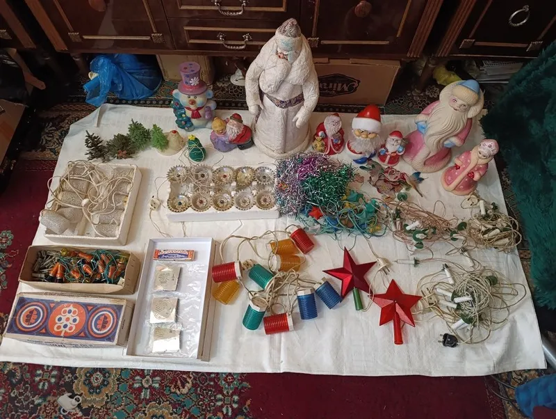 Ёлочные игрушки , гирлянды и всё новогоднее СССР 5 Ёлочные игрушки , гирлянды и всё новогоднее СССР 5
