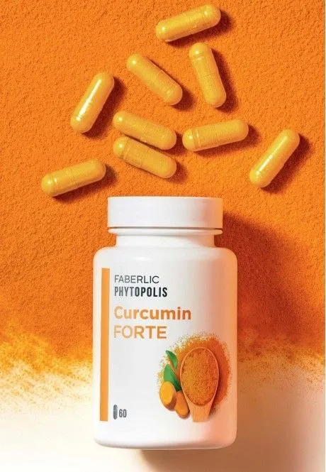 Kurkuma (Curcuma longa) + qora murch ekstrakti (piperin)