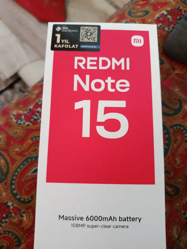 Redmi note 15 256/8 holati ideal ochilganiga 1 hafta boʻldii