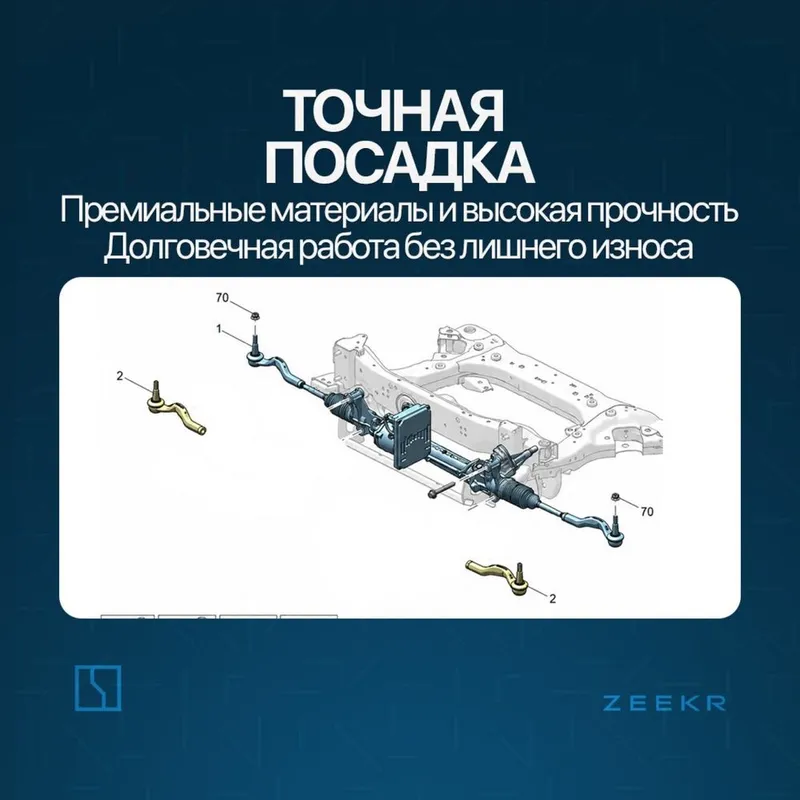 Рулевой наконечник для Zeekr 001 / Zeekr xadavoy zapchast — фото 2 Рулевой наконечник для Zeekr 001 / Zeekr xadavoy zapchast — фото 2