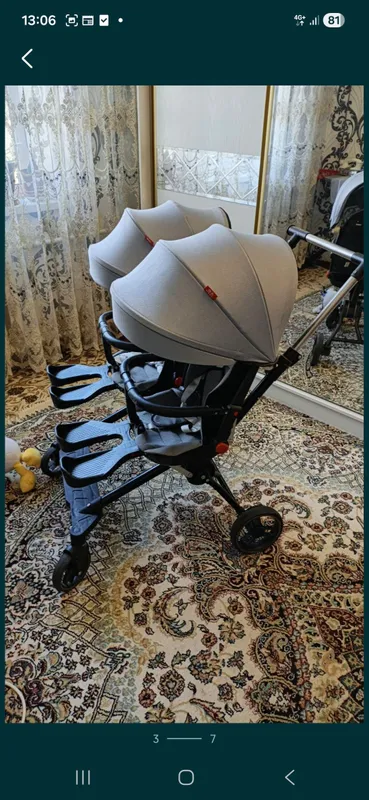 egizaklar uchun dron kolyaska va kir yuvish moshin — фото 4