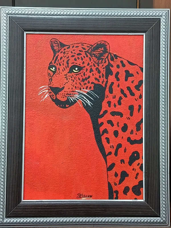 Gepard chizilgan surati