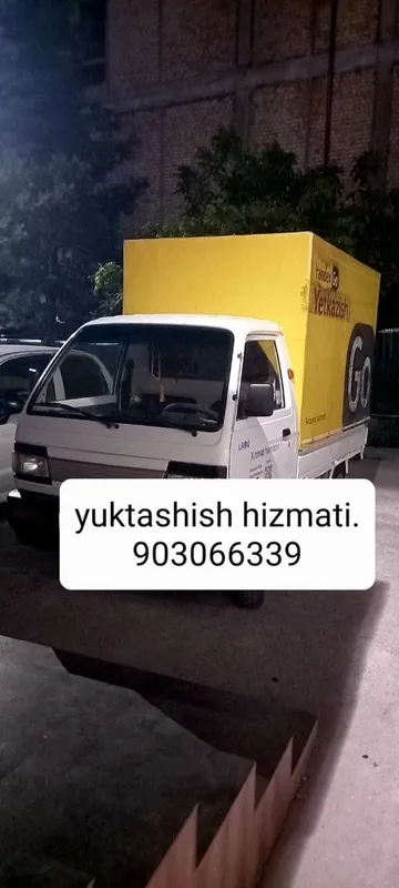 Yetkazib berish xizmati va yukchi xizmati ham mavjud labo