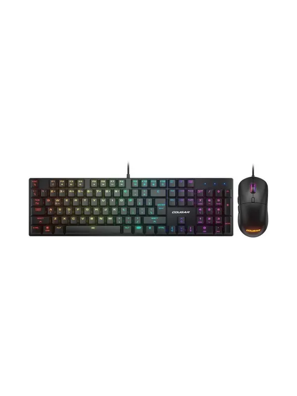 Клавиатура + Мышь Cougar / Combat Combo / Чёрный (Black) / 1800 мм 1 Клавиатура + Мышь Cougar / Combat Combo / Чёрный (Black) / 1800 мм 1
