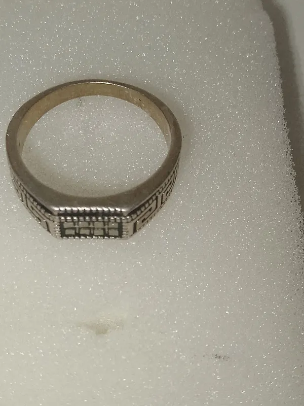 Серебряный кольцо мужское 925 проба — фото 3