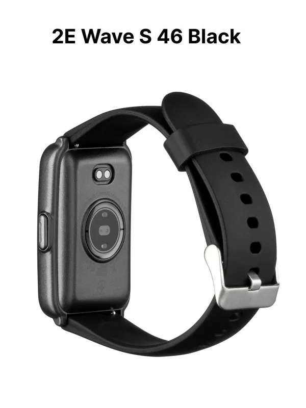 Умные смарт-часы 2E Wave S 1.57", Bluetooth 5.1, IP68, 180 мАч, 17.6 г, черные — фото 6