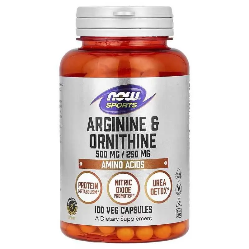 NOW Foods Sports Arginine Ornithine аргинин и орнитин — фото 1