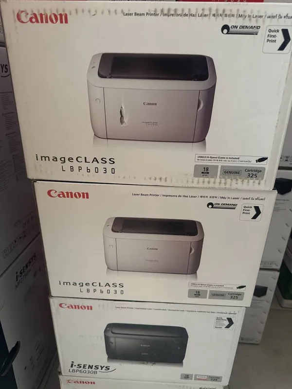Принтер Canon LBP6030w WiFi лазерный черный белый Доставка есть — фото 1