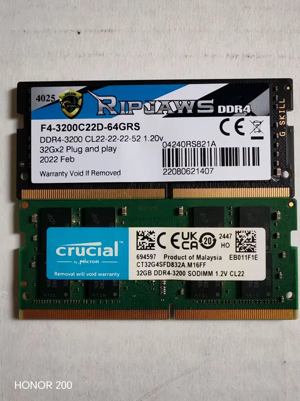 DDR4 32gb 3200mhz sodimm DDR4 32gb 3200mhz sodimm