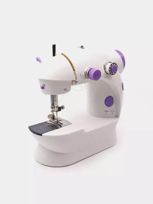 Portativ tikuv mashinasi, pedal bilan Mini Sewing Machine SM202 — фото 3