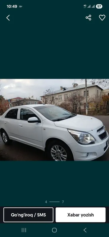 Срочни Кобальт сотилади 2021 автомат