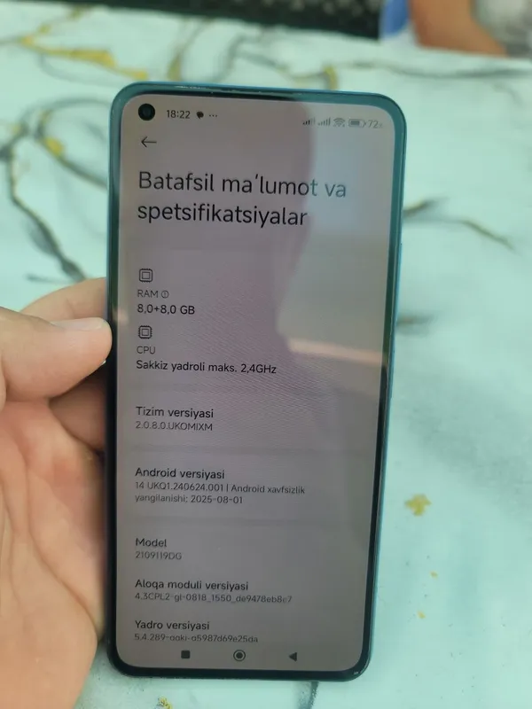 Xiomi 11 Lite 5G NE 1