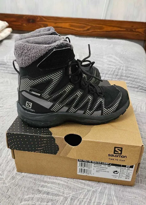 Ботинки зимние детские Salomon Xa pro v8 winter размер 33
