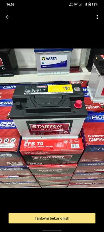 Pioneer ! Solite ! Starter! 50.60.70 ! AGM ! EFB ! Star stopli ! — фото 2